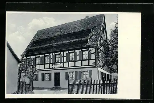 AK Nürnberg-Steinbühl in Leuzenberg, Landheim des C. V. j. M.