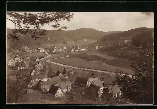 Foto-AK Artelshofen b. Vorra, Teilansicht