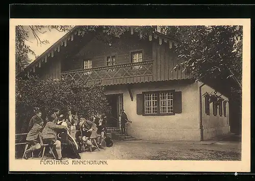 AK Rinnenbrunn, Café Forsthaus Rinnenbrunn