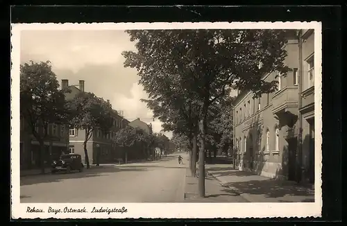 AK Rehau /Bayr. Ostmark, Blick in die Ludwigstrasse