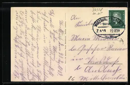 AK Marktbreit, Patrizierhäuser, Strassenansicht