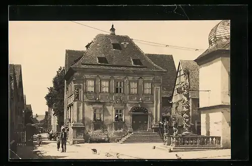 AK Frickenhausen, Blick auf das Rathaus