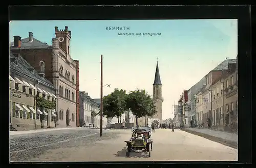 AK Kemnath, Marktplatz mit Amtsgericht