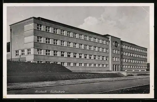 AK Ansbach, Güllschule, Aussenansicht