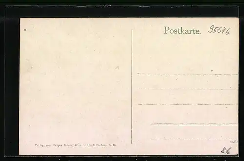 AK Wiesau, Ortsansicht mit Kirche