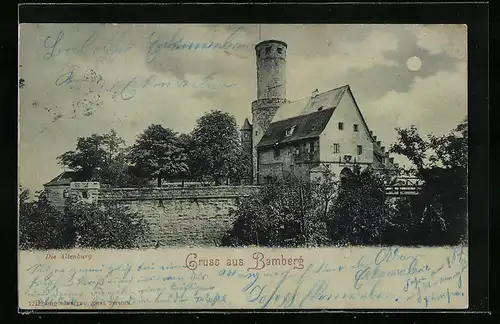 AK Bamberg, Ansicht der Altenburg