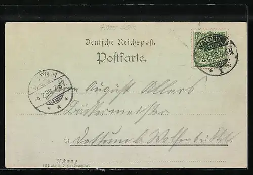 Mondschein-AK Waldheim, Burg Kriebstein