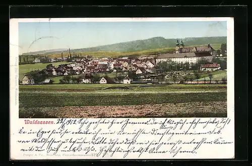 AK Waldsassen, Blick auf die Stadt