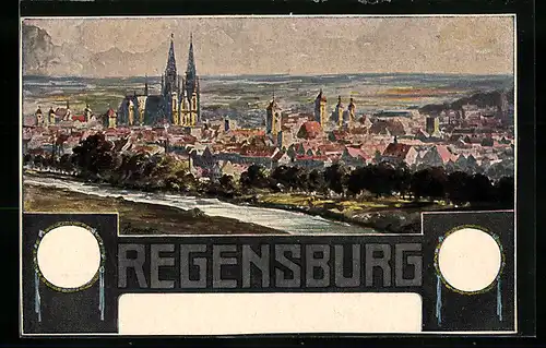 AK Regensburg, Jahrhundertfeier des deutschen Befreiungskampfes der alten und jungen im H.K.S.C.V. 1913