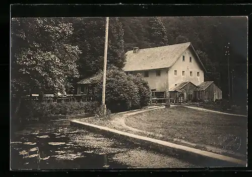 Foto-AK Behringersmühle, Gasthof Stempfermühle