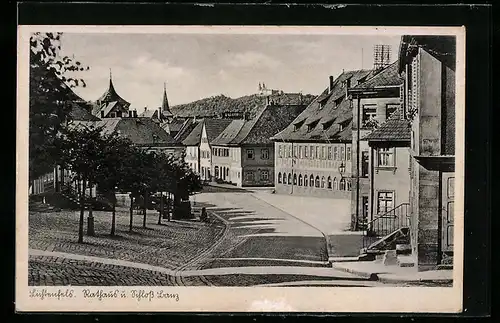 AK Lichtenfels, Rathaus und Schloss Banz