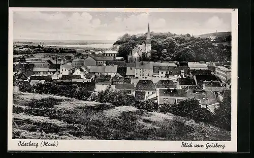 AK Oderberg / Mark, Blick vom Geisberg aus