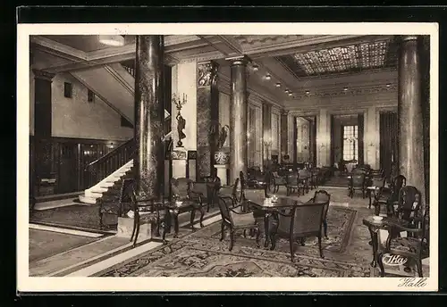 AK Köln, Excelsior-Hotel Ernst, Halle