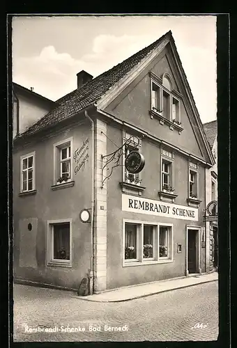 AK Berneck, Gasthaus Rembrandt Schenke