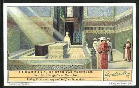 Sammelbild Liebig, Samarkand, Het Praalgraf van Tamerlan