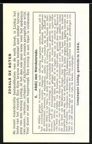 Sammelbild Liebig, Belgie, Beroemde Abdijen van Belgie, Abdij van Herckenrode: Algemeen zicht