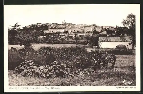 AK Montflanquin, Vue Générale