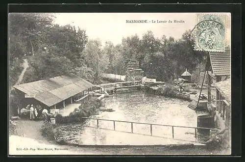 AK Marmande, La Lavoir du Moulin