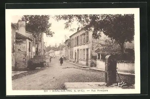 AK Birac-sur-Trec, Rue Principale