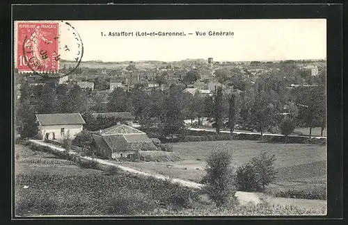 AK Astaffort, Vue generale, l'Eglise