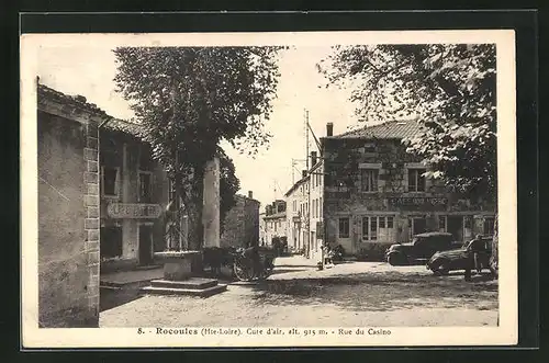 AK Rocoules, Rue du Casino, Strassenpartie