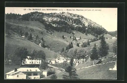 AK Morez-aux-Rousses, Sous les Barres, Panorama