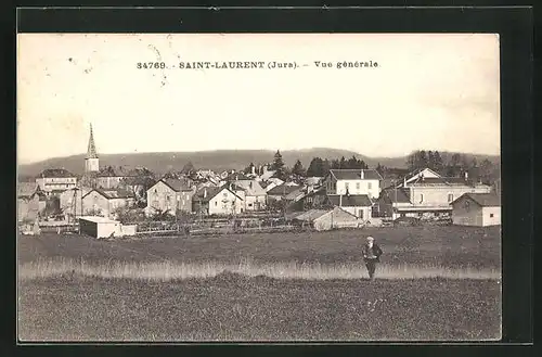 AK Saint-Laurent, Vue générale, Totalansicht des Ortes