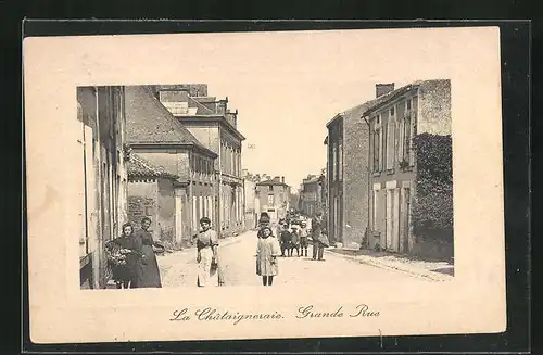 AK La Chataigneraire, Grande Rue