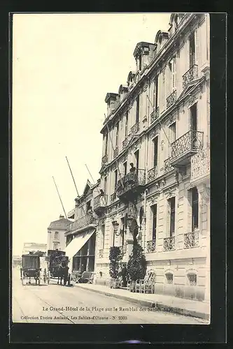 AK Sable-d'Olonne, le Grand-Hotel de la Plage sur le Remblai