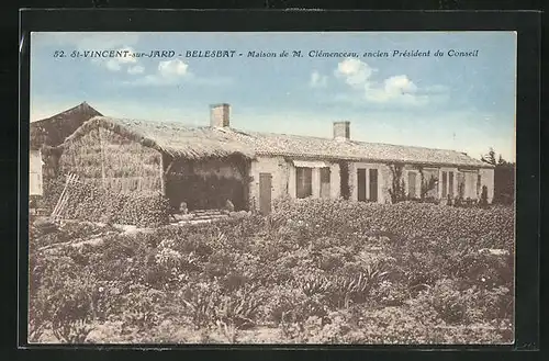 AK St-Vincent-sur-Jard, Belesbat, Maison de M. Clemenceau, ancien President du Conseil