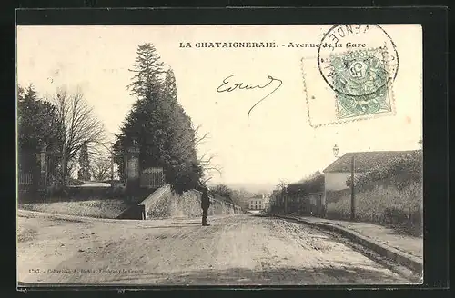 AK La Chataigneraie, Avenue de la Gare