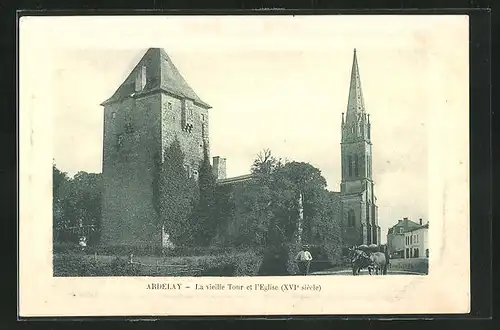 AK Ardelay, La vieille Tour et l`Eglise