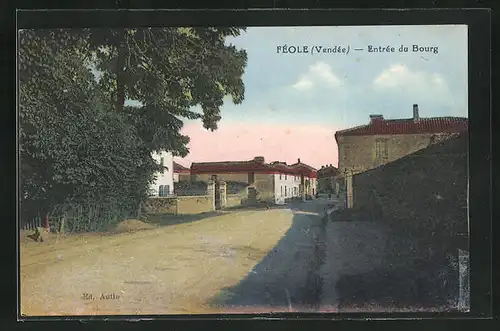 AK Féole, Entrée du Bourg