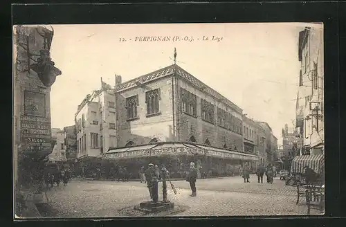 AK Perpignan, La Loge, Grand Cafe de France