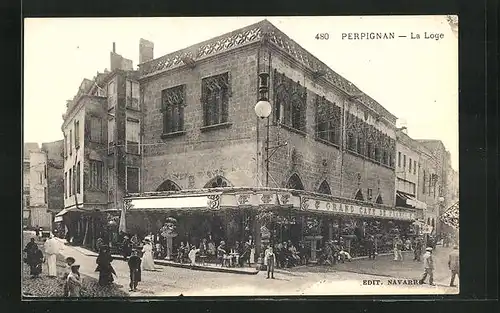 AK Perpignan, La Loge, Grand Cafe de France