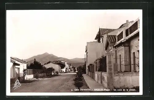 AK Argeles-Plage, Un coin de la plage