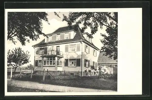 AK Unter-Uhldingen / Bodensee, Ansicht vom Hotel Haus Böhler