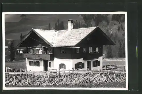 AK Kirchberg-Aschau, Ansicht vom Gasthaus Retenbach