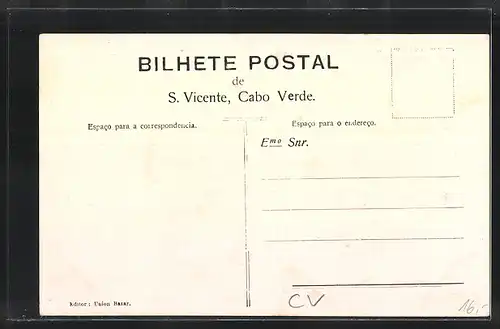 AK Sao Vicente / Cabo Verde, Estacao telegraphica, Telegraphen-Station