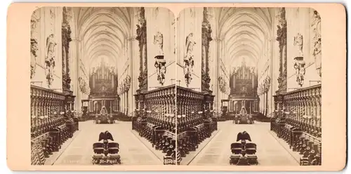 Stereo-Fotografie Fotograf unbekannt, Ansicht Anvers, Eglise St. Paul