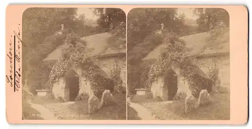 Stereo-Fotografie unbekannter Fotograf, Ansicht Bonchurch, Old Church