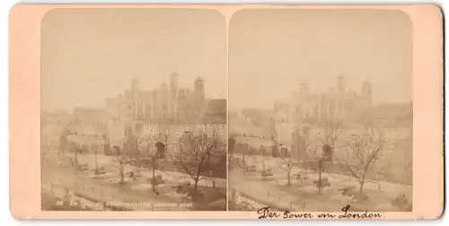 Stereo-Fotografie unbekannter Fotograf, Ansicht London, Tower