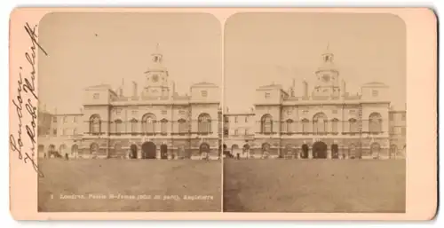 Stereo-Fotografie unbekannter Fotograf, Ansicht London, St- James Palace