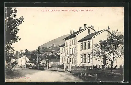 AK Saint-Maurice-sur-Moselle, Ecole de Filles