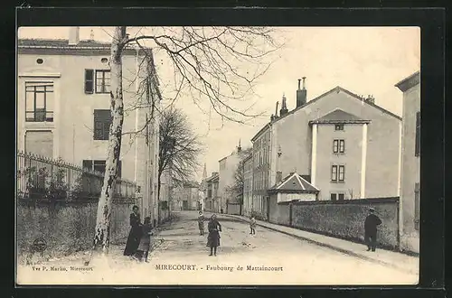 AK Mirecourt, Faubourg de Mattaincourt