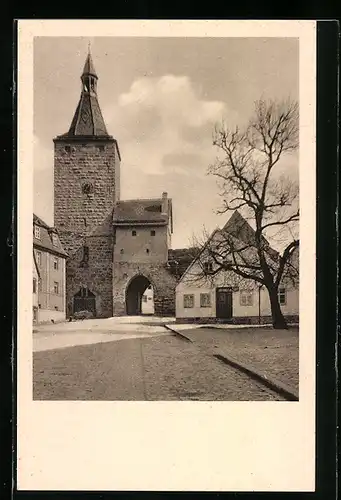 AK Neustadt-Aisch, Nürnberger Tor nebst dem Turm