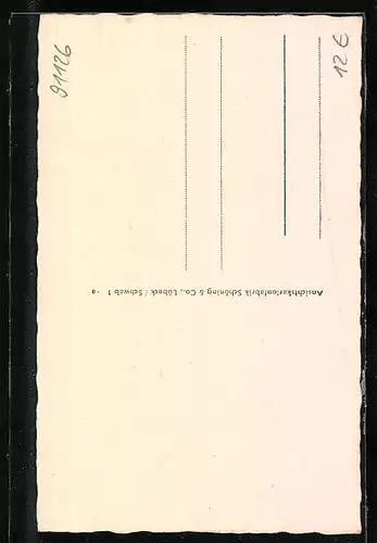 AK Schwabach, Königstrasse mit Kirche und Passanten