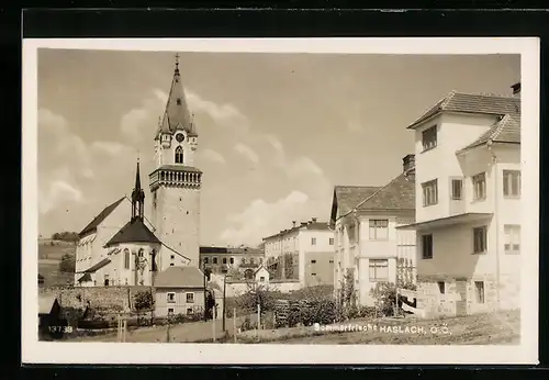 AK Haslach, Partie an der Kirche