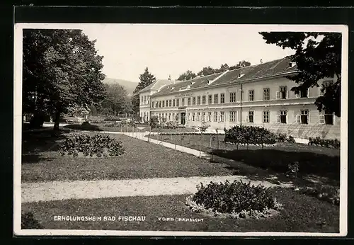 AK Bad Fischau, Vorderansicht des Erholungsheims