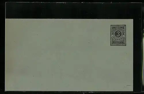 Briefumschlag Chemnitz, Hammonia Briefbeförderung, Private Stadtpost